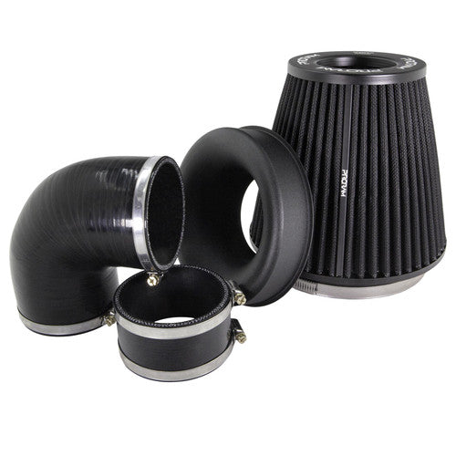 RamAir Performance Pleated Induction Kit for MK2 Focus ST - Black Hoses
