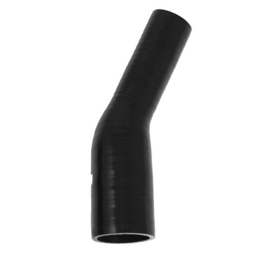 Silicone Hose Reducer Bend Black - 25 Degree 0.5 - 0.625'' (13-16mm)