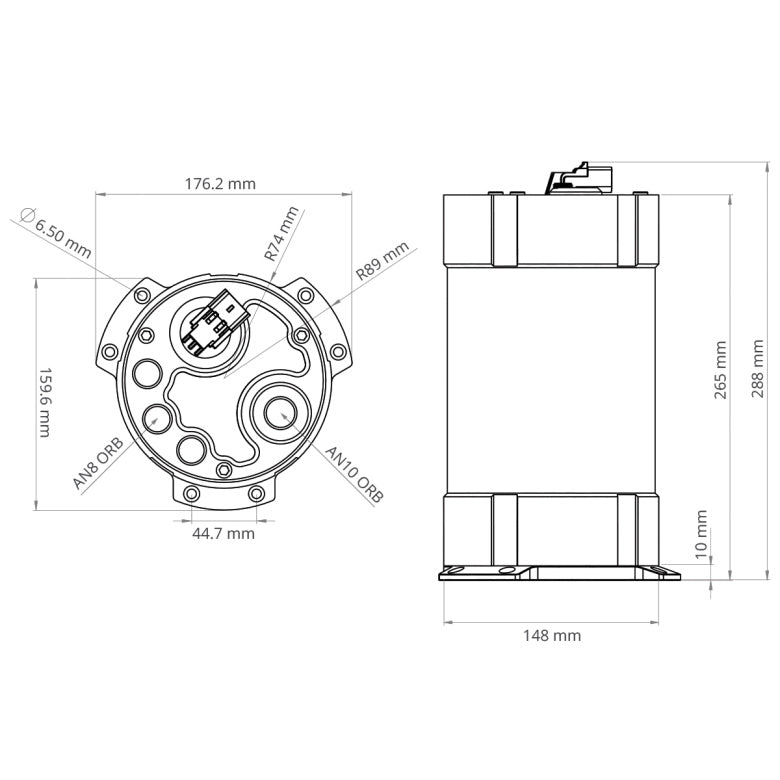 Nuke Performance Surge Tank Unit For Brushless Internal Pumps