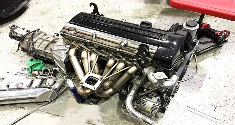 CDM Toyota 2JZ-GTE Turbo exhaust manifold headers - CDMSPORT