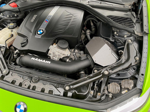 RamAir Performance Pleated Induction Kit With Carbon Lid to fit BMW 135i 235i M2 3.0T N55