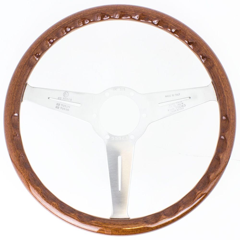 Nardi Classic Wood Steering Wheel Satin Spokes 360mm - CDMSPORT