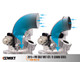 MST Performance VW EA888 2.0 TSI Silicone Intake Hose & Turbo Inlet Elbow (MQB VAG)