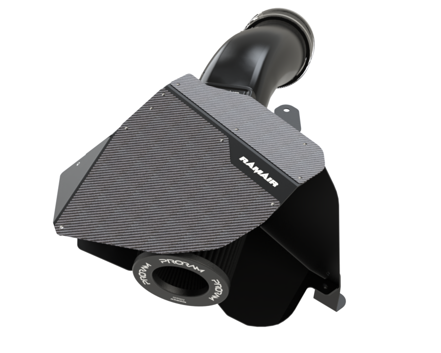 RamAir Pleated Intake Kit for F66 Mini Cooper & F70 M135i with Carbon Fibre Lid