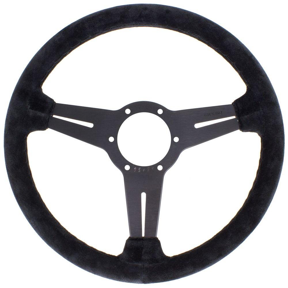 Nardi Classic Suede Steering Wheel Black Spokes 330mm - CDMSPORT