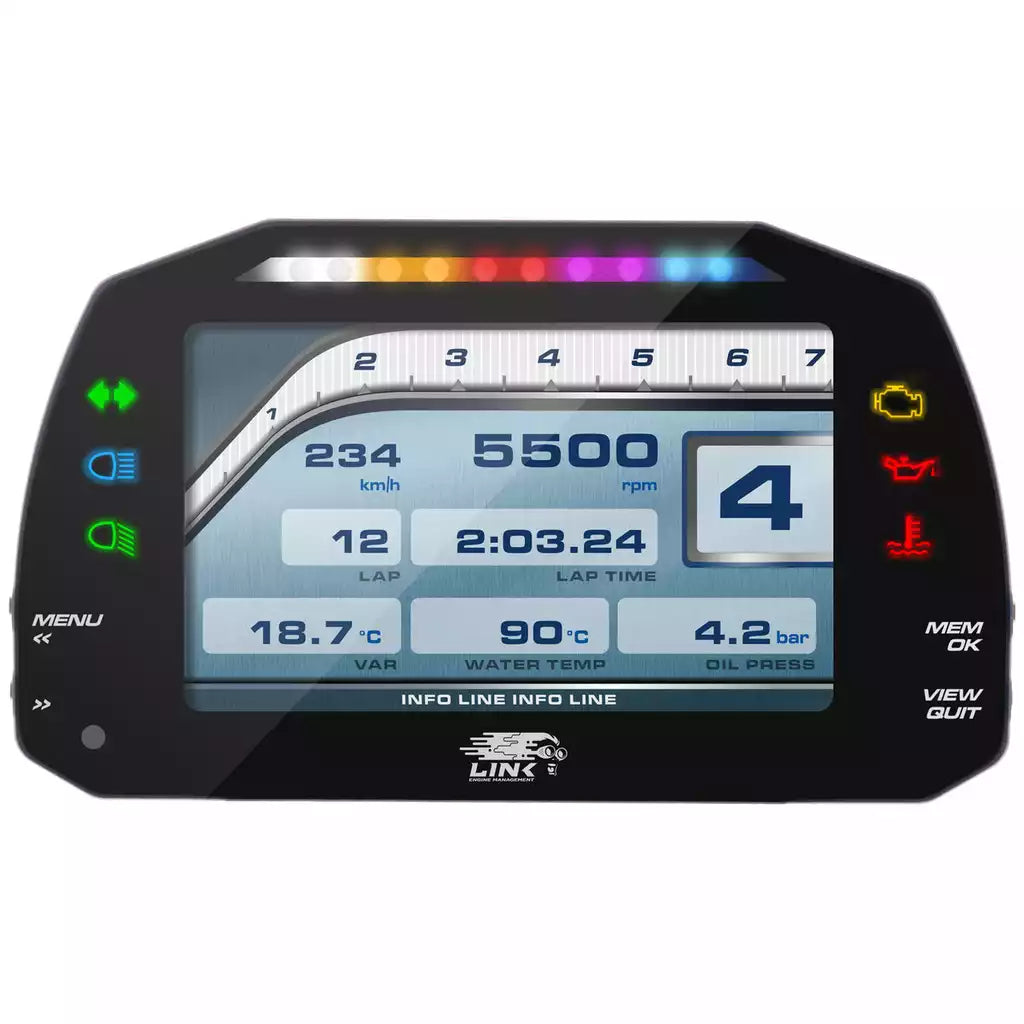 Link Strada MXS 7" Dash Display - Street or Race spec - CDMSPORT
