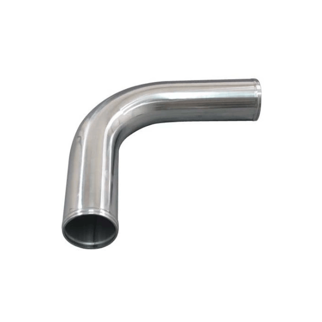 Aluminum Polished Tube Bend 3,5" 90°