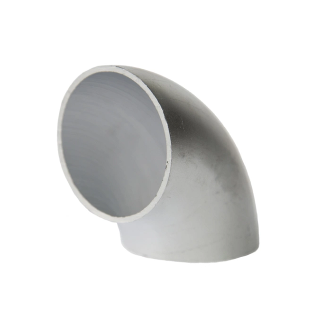 Aluminum Tube 90 degrees 45mm x 3mm