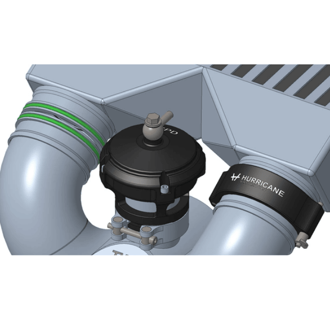 Aluminum V-Band 2” Axial