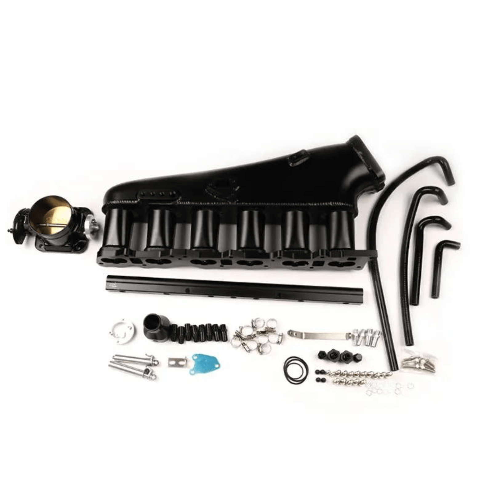 CDM Nissan RB25 RB25DET Neo Intake manifold plenum with throttle body & fuel rail - CDMSPORT