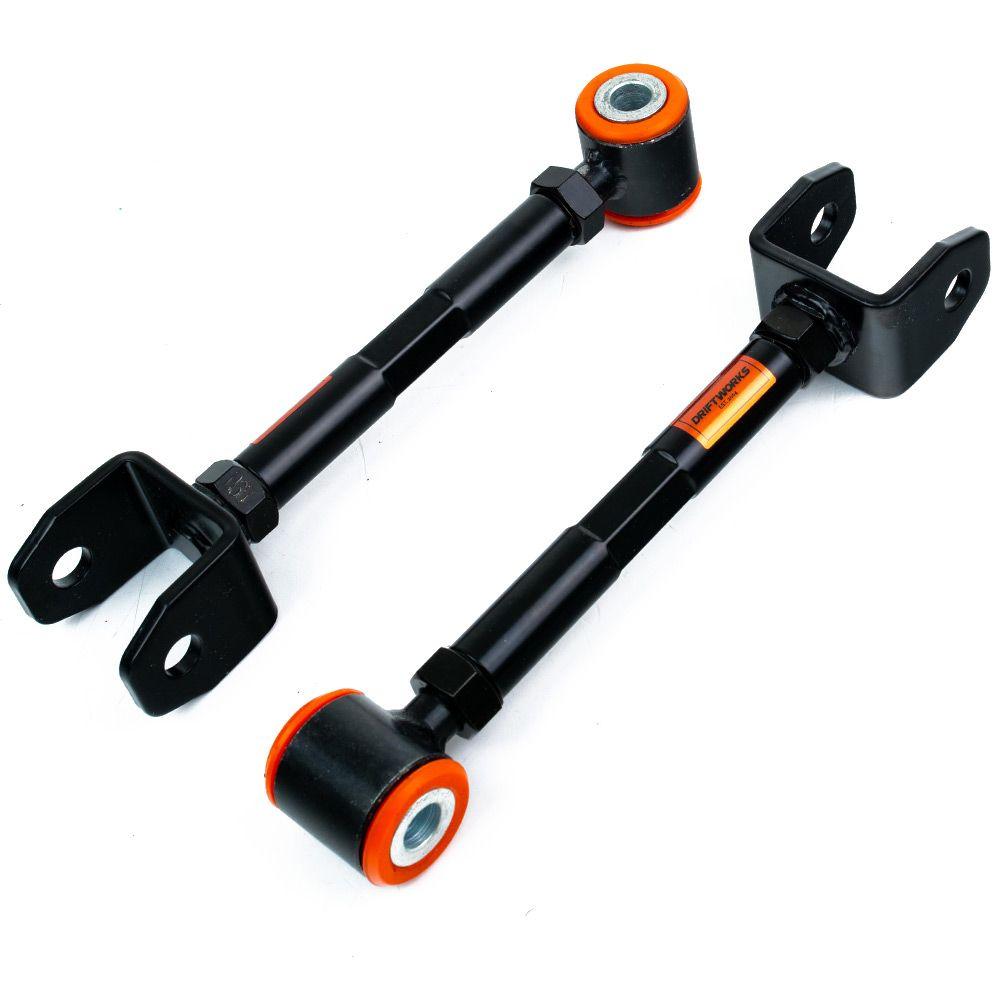 Driftworks Nissan Skyline R34 GTR/GTST Adjustable Rear Traction Control Arms (Polybush) - CDMSPORT