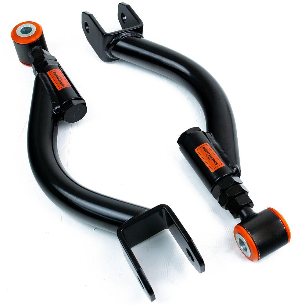 Driftworks Nissan Skyline R33 GTR/GTST Adjustable Rear Upper Camber Arms (Polybush) - CDMSPORT