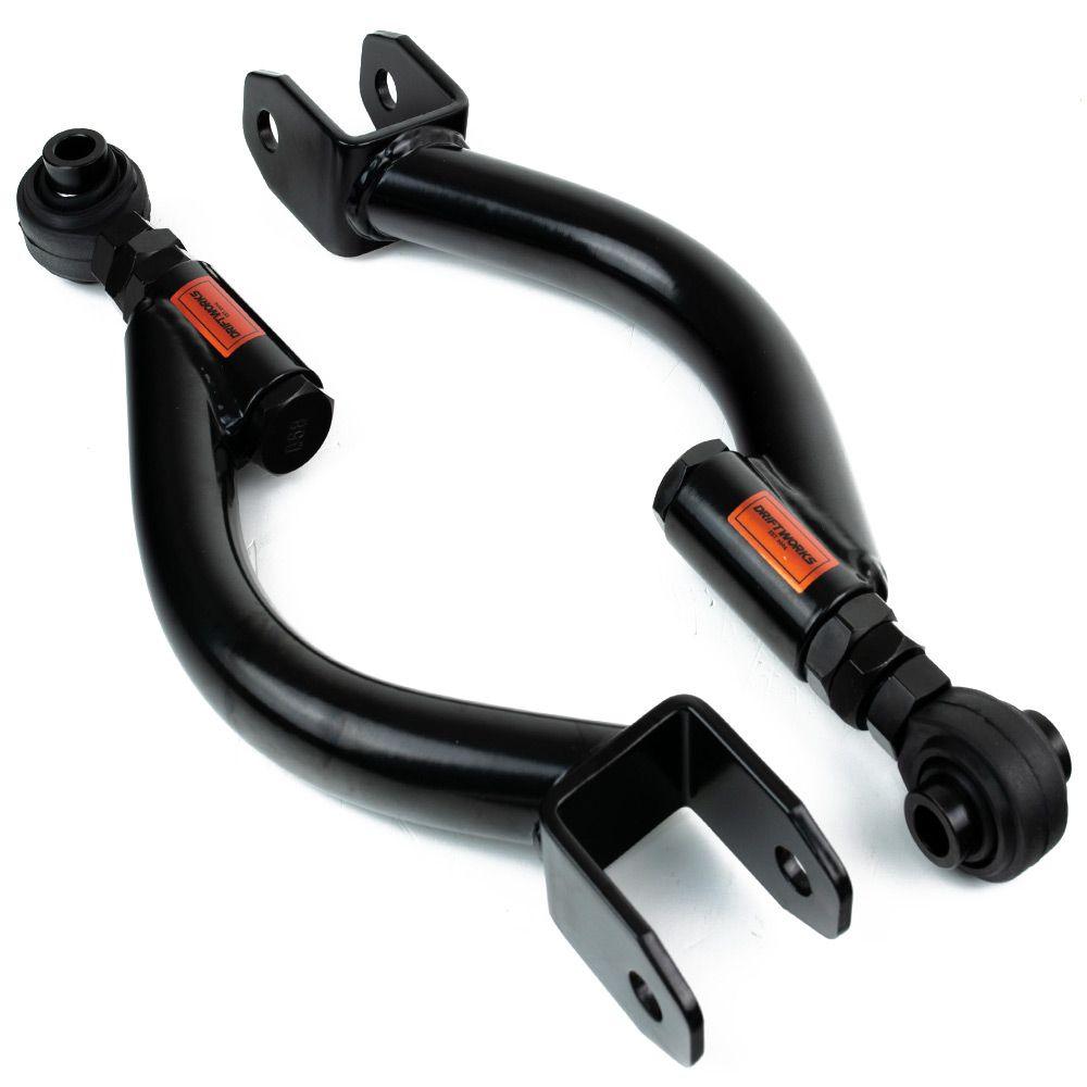 Driftworks Nissan Skyline R34 GTR/GTST Adjustable Rear Upper Camber Arms (Rod Ends) - CDMSPORT