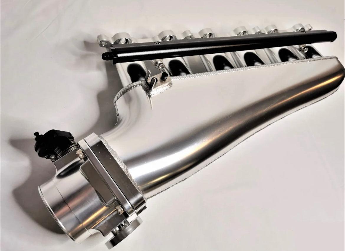 CDM Toyota 2JZ-GTE VVTI Non VVTI Intake manifold plenum with throttle body & fuel rail - CDMSPORT