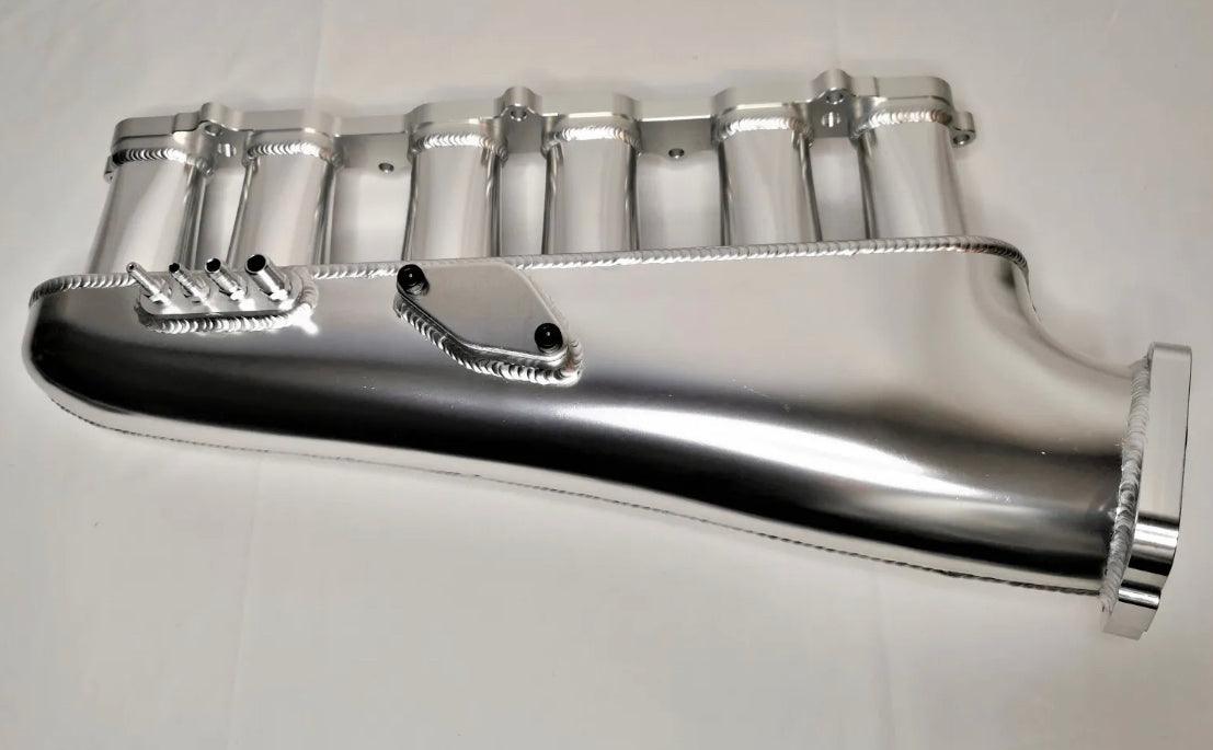 CDM Toyota 2JZ-GTE VVTI Non VVTI Intake manifold plenum with throttle body & fuel rail - CDMSPORT