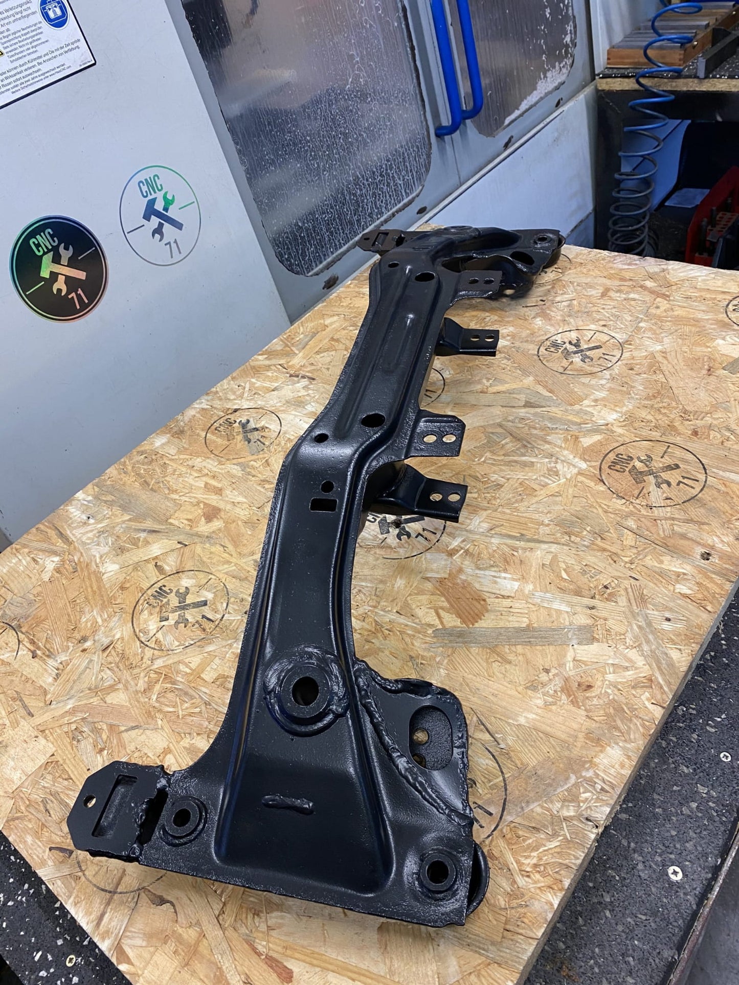 CNC71 BMW E30 Weld In Front Subframe Reinforcment Kit