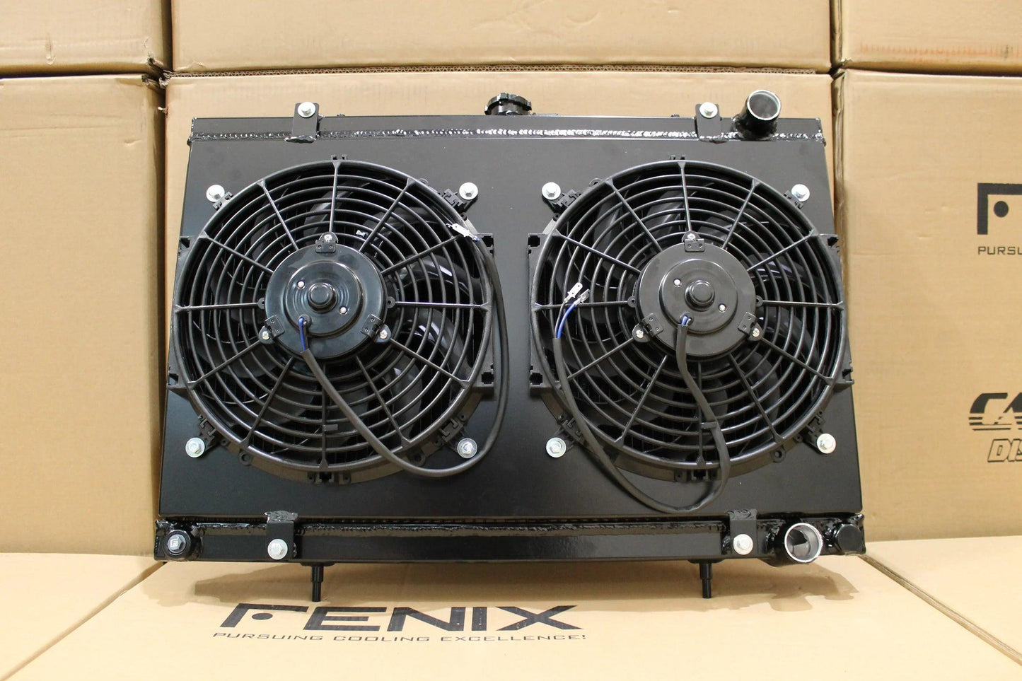 Fenix Radiators Nissan Skyline R32 GTS-T-GT-R Full Alloy Performance Radiator & Fan Shroud Kit - CDMSPORT