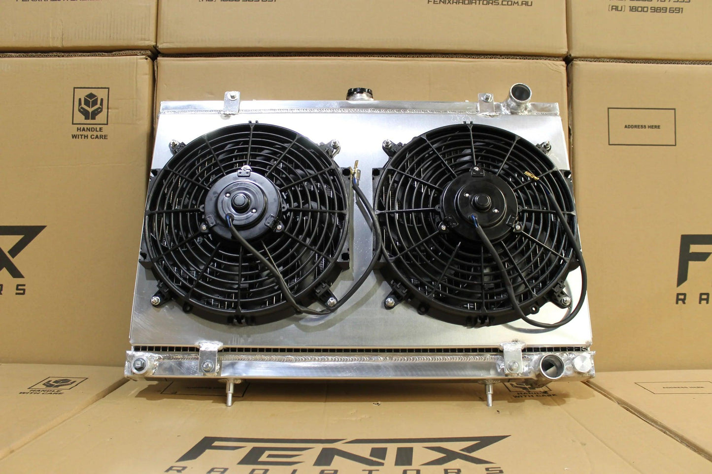 Fenix Radiators Nissan Skyline R32 GTS-T-GT-R Full Alloy Performance Radiator & Fan Shroud Kit - CDMSPORT