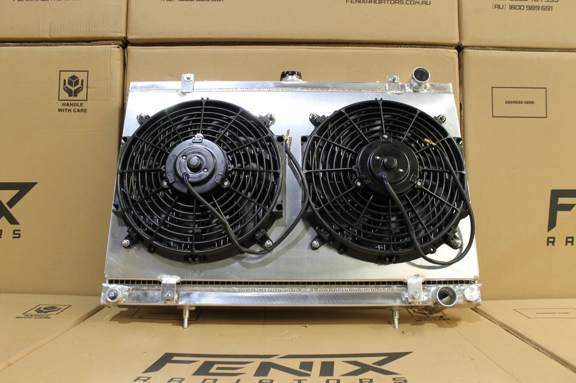 Fenix Radiators Nissan Skyline R32 GTS-T-GT-R Full Alloy Performance Radiator & Fan Shroud Kit - CDMSPORT
