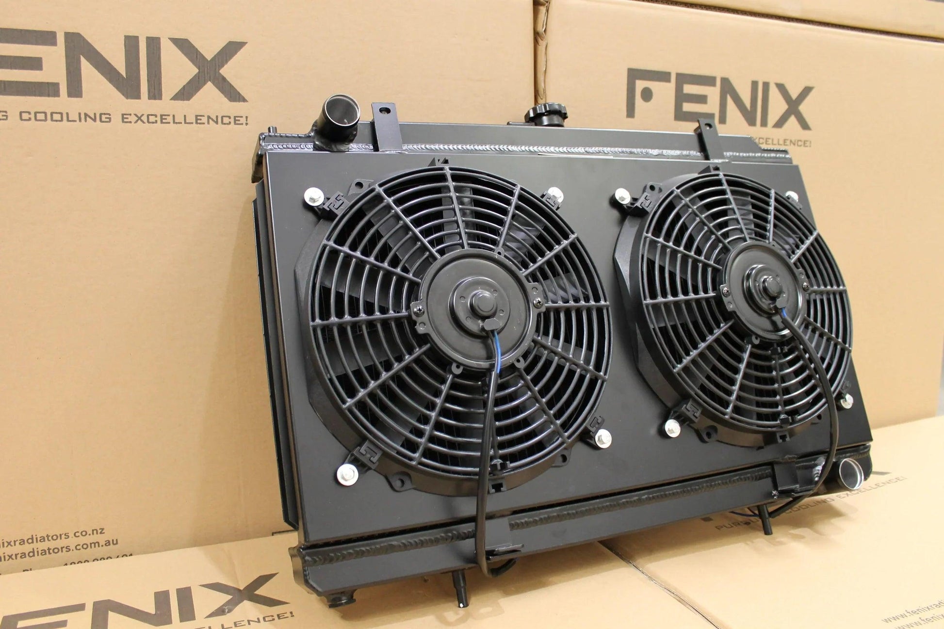 Fenix Radiators Nissan Silvia S13 SR20DET Full Alloy Performance Radiator & Fan Shroud Kit - CDMSPORT