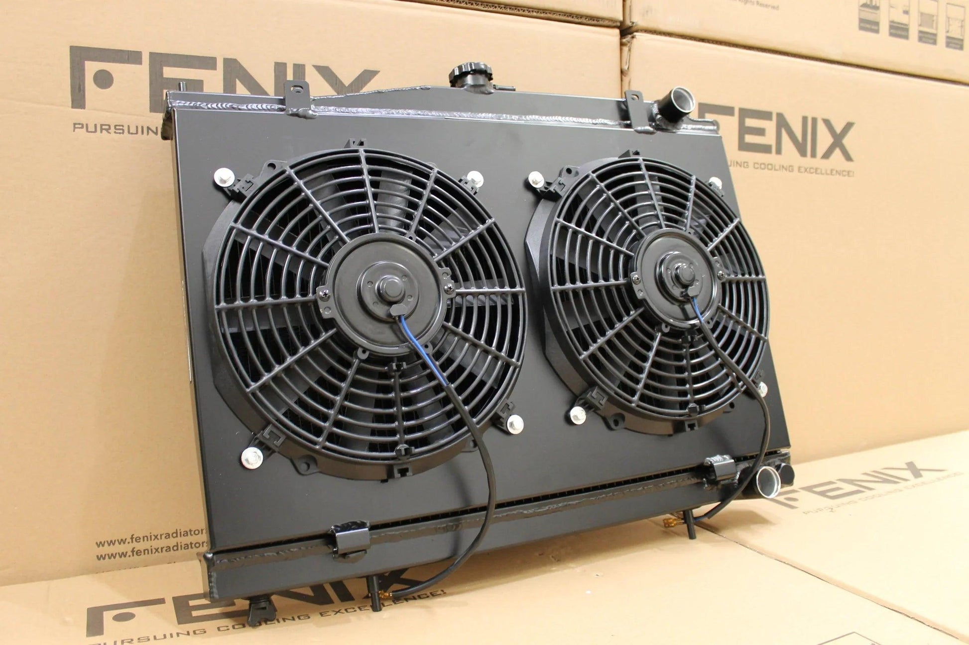 Fenix Radiators Nissan Y34 Gloria Full Alloy Performance Radiator & Fan Shroud Kit - CDMSPORT