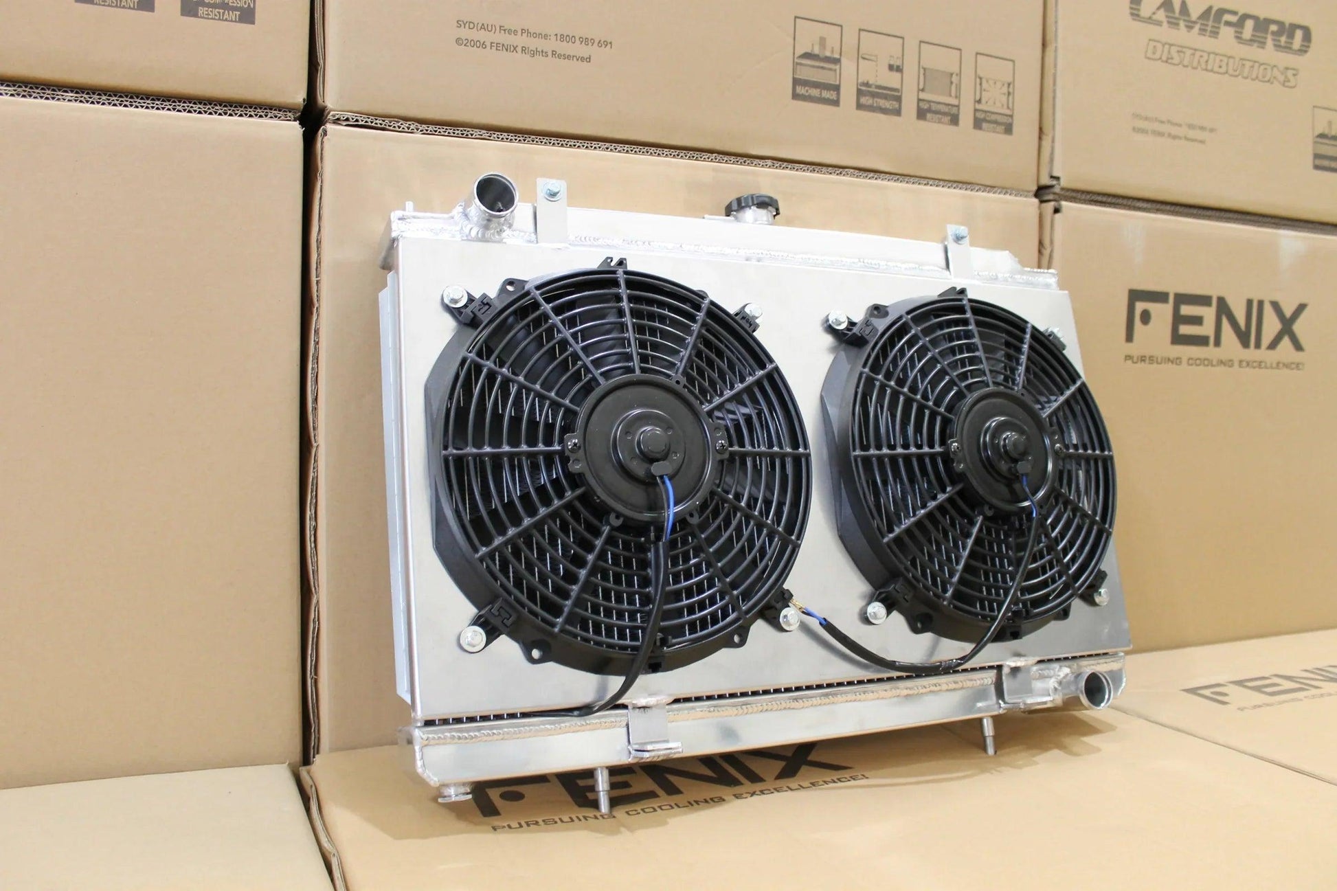 Fenix Radiators Nissan Silvia S13 SR20DET Full Alloy Performance Radiator & Fan Shroud Kit - CDMSPORT