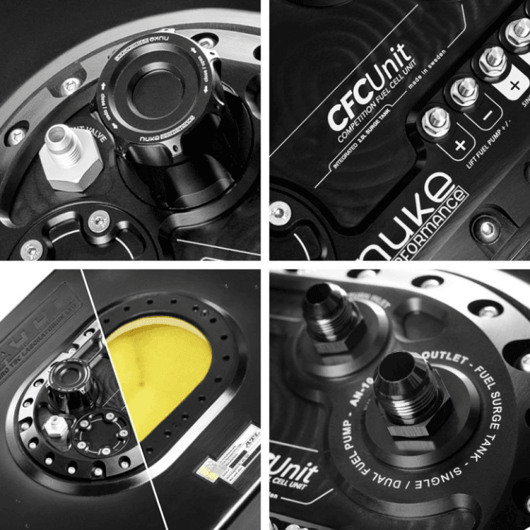 Nuke Performance CFC Surge Tank Unit For Fuel Cells Low Profile - CDMSPORT