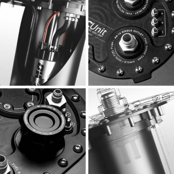 Nuke Pyrotech 23L Fuel Cell With Integrated CFC Surge Tank - CDMSPORT