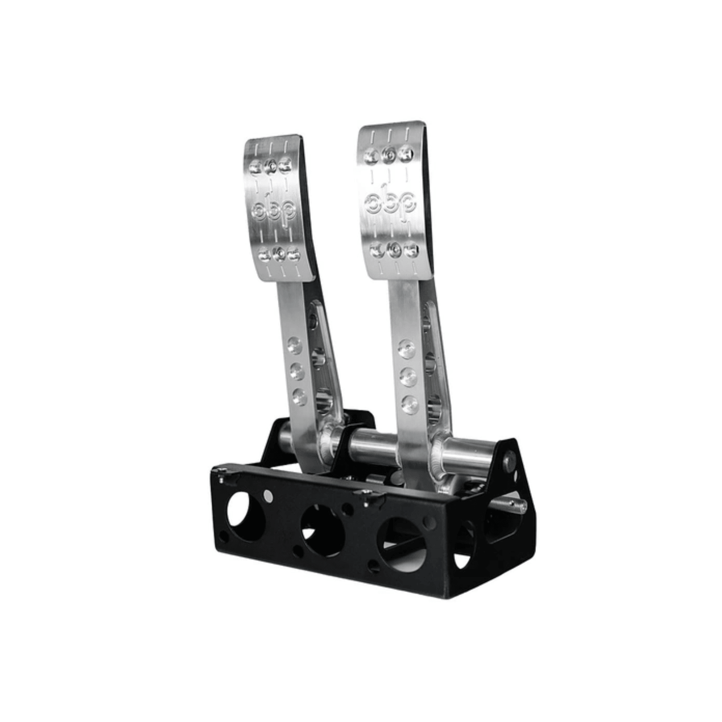 OBP Dual Brake/Clutch Pedal Box Pro Race V2 - Floor Mounted Forward Facing - CDMSPORT