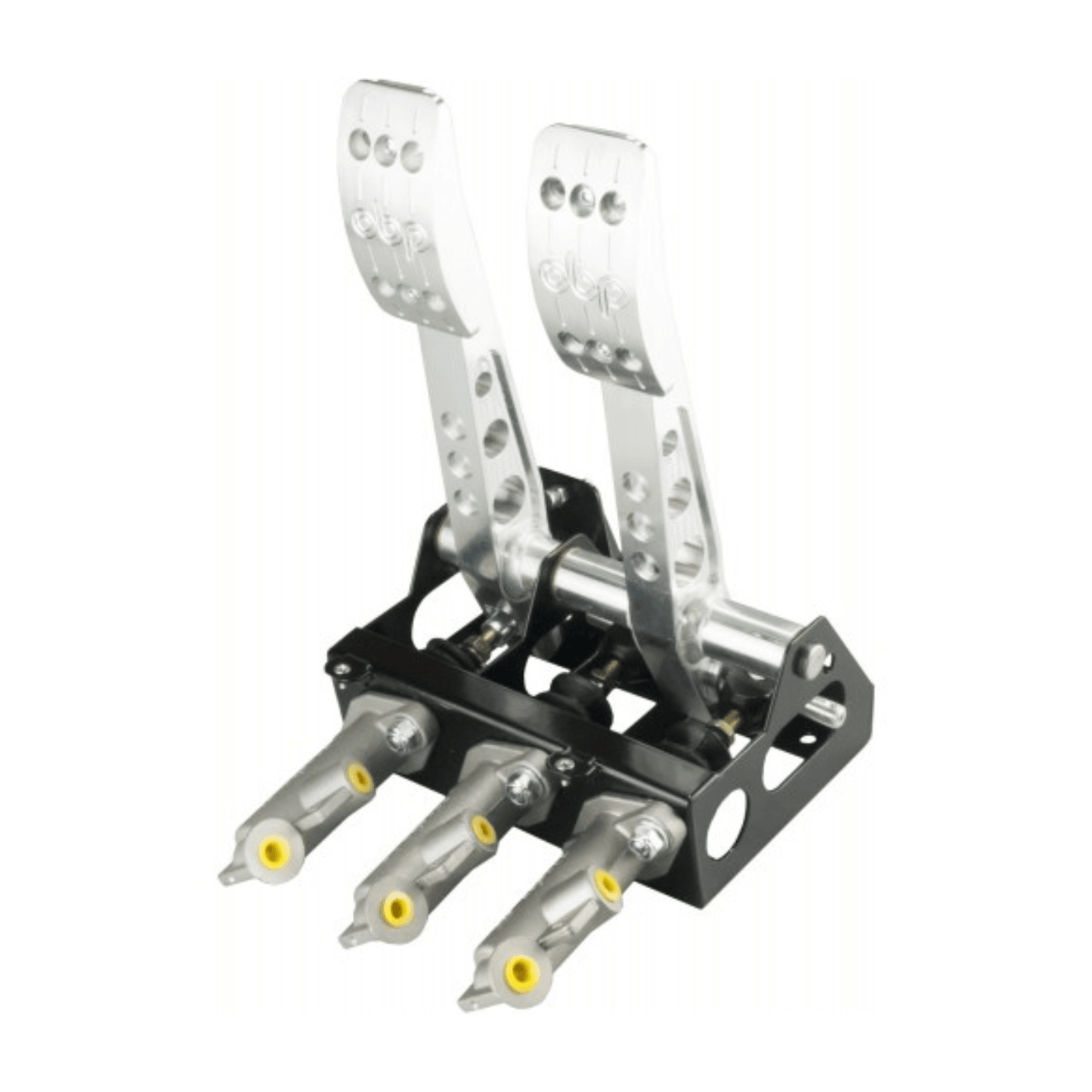OBP Dual Brake/Clutch Pedal Box Pro Race V2 - Floor Mounted Forward Facing - CDMSPORT