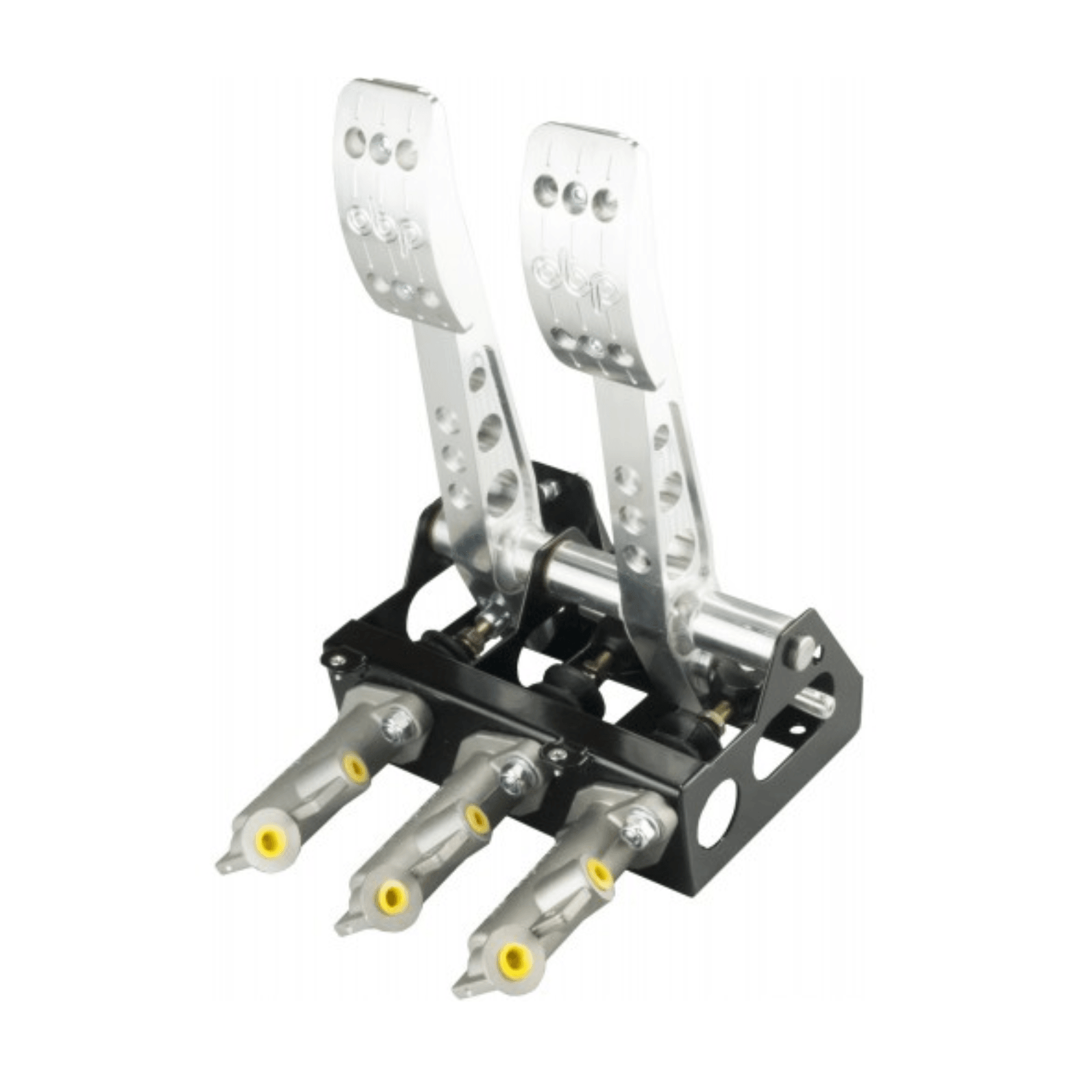 OBP Dual Brake/Clutch Pedal Box Pro Race V2 - Floor Mounted Forward Facing - CDMSPORT