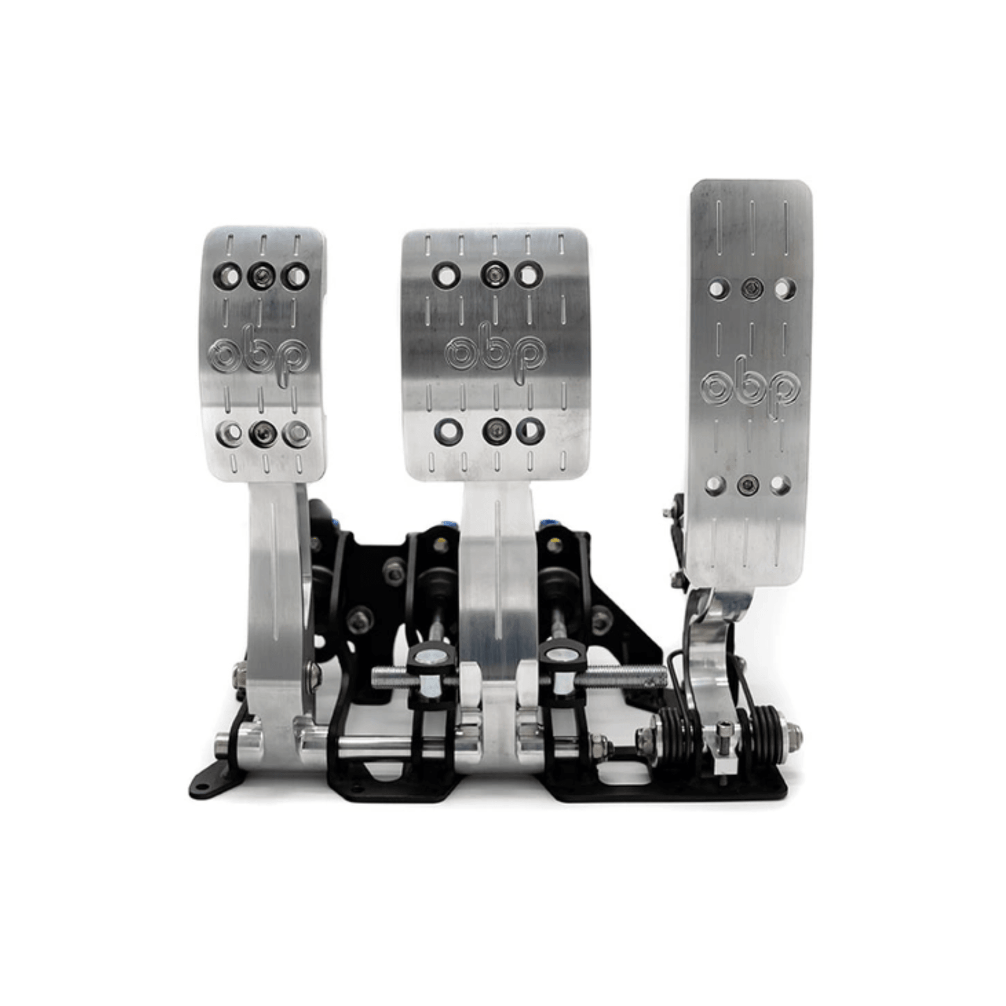 OBP Pedal Box Racing Series - Floor Mounted Silver - CDMSPORT