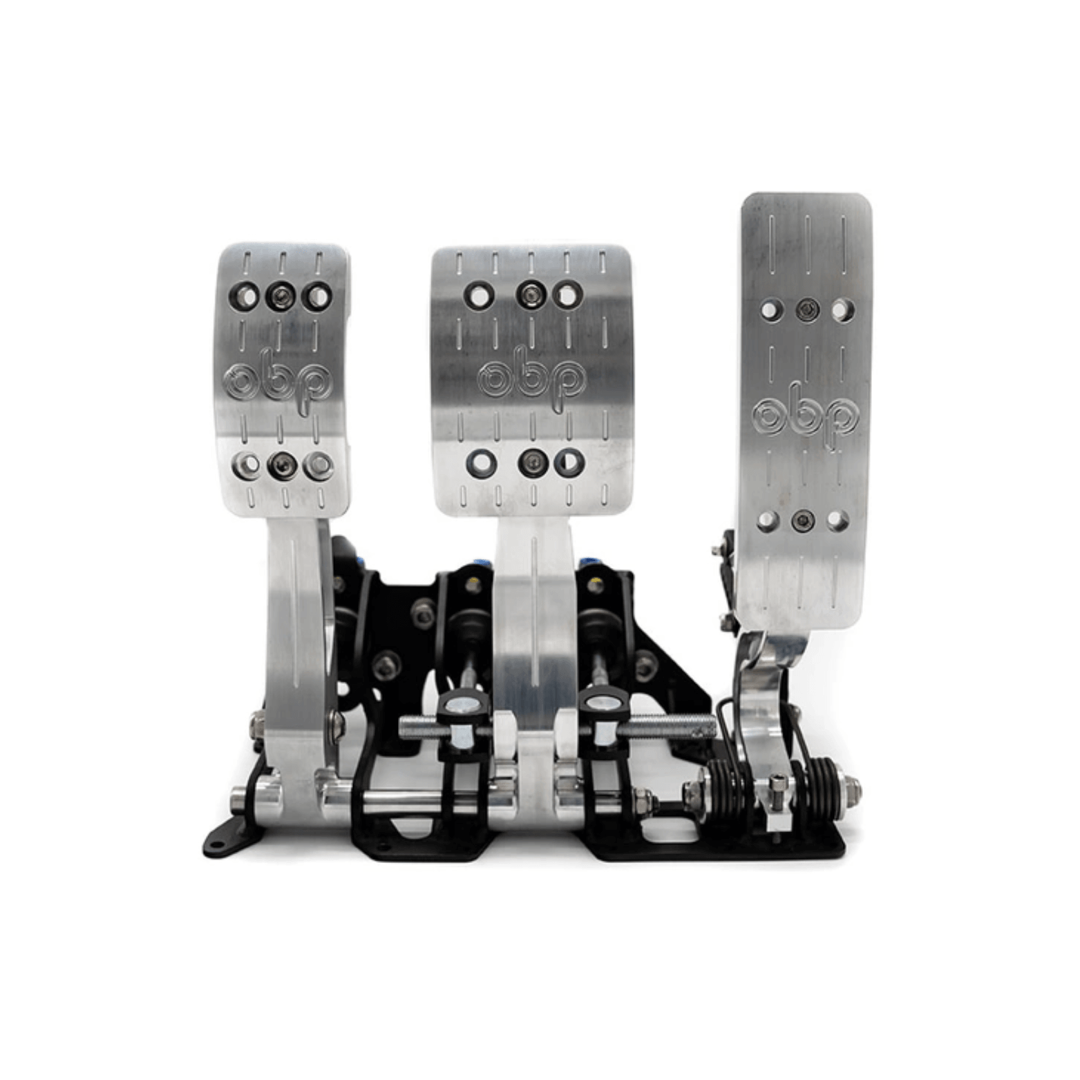 OBP Pedal Box Racing Series - Floor Mounted Silver - CDMSPORT