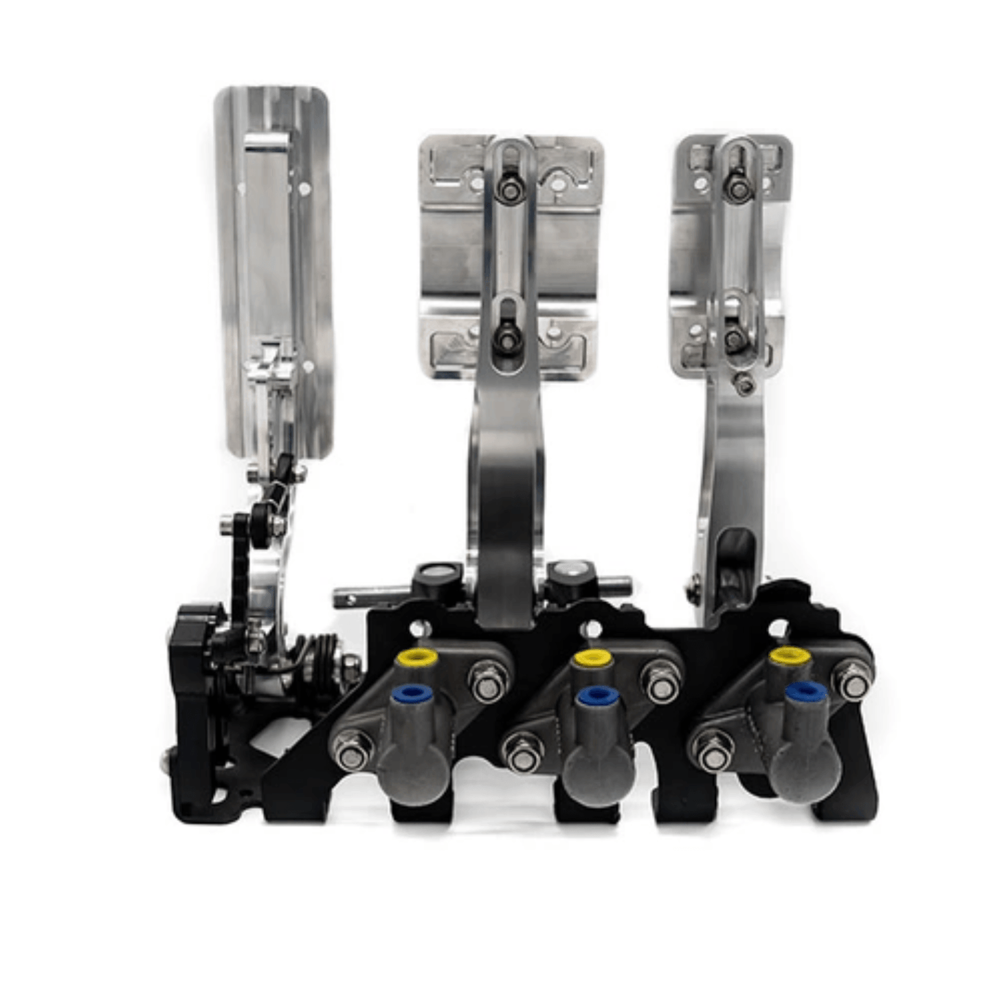 OBP Pedal Box Racing Series - Floor Mounted Silver - CDMSPORT