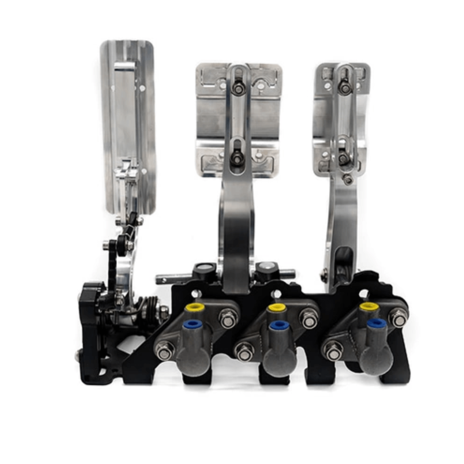 OBP Pedal Box Racing Series - Floor Mounted Silver - CDMSPORT