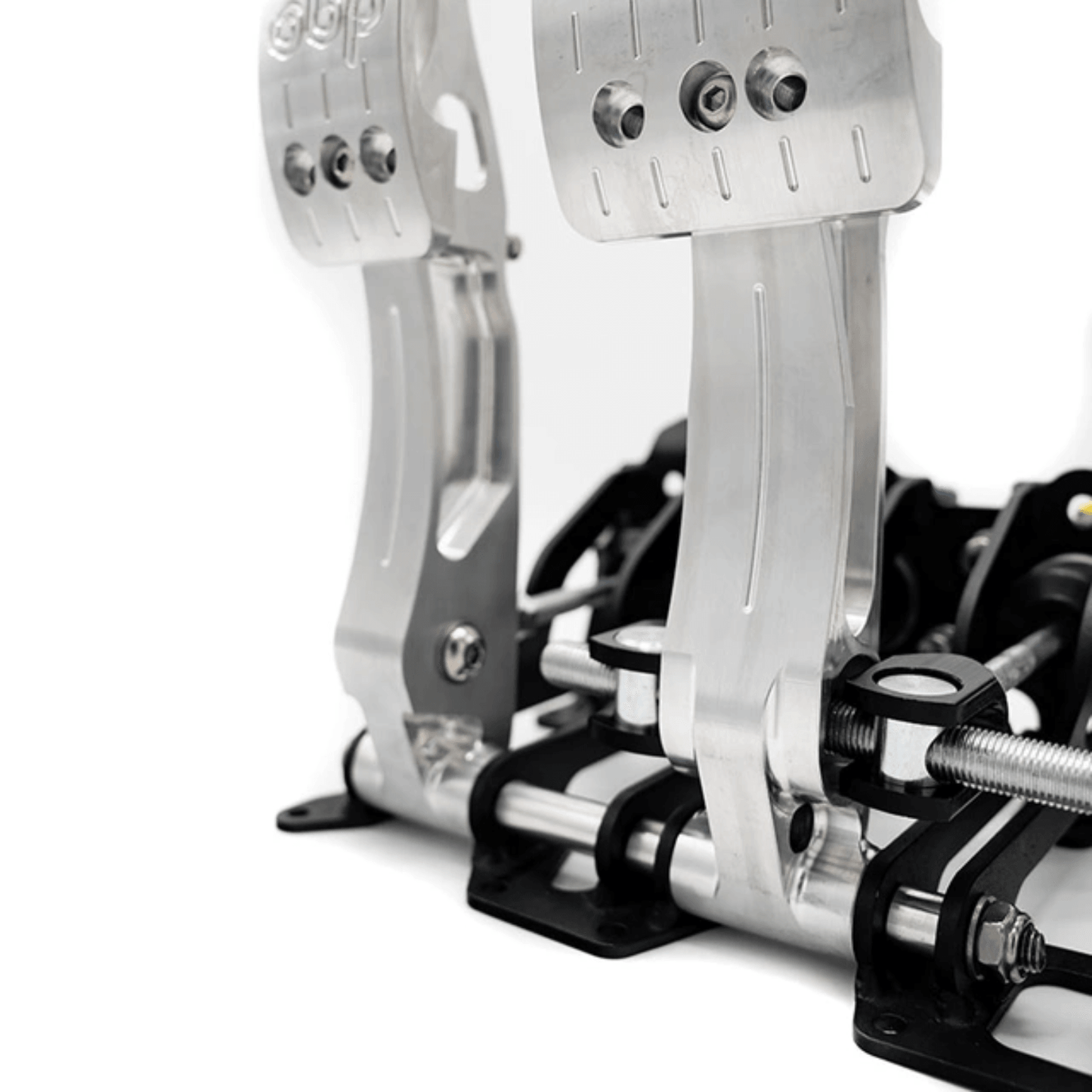 OBP Pedal Box Racing Series - Floor Mounted Silver - CDMSPORT