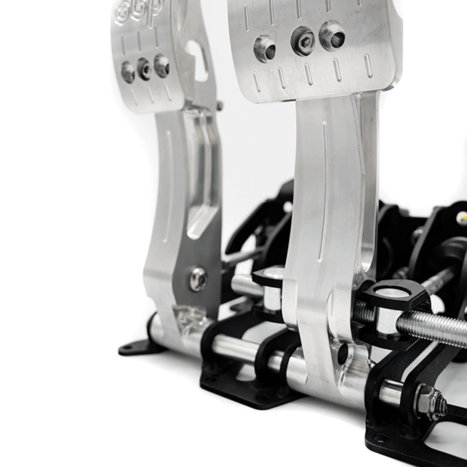 OBP Pedal Box Racing Series - Floor Mounted Silver - CDMSPORT