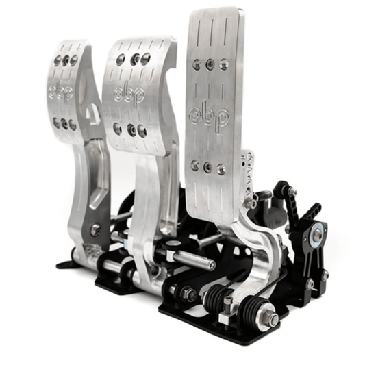 OBP Pedal Box Racing Series - Floor Mounted Silver - CDMSPORT