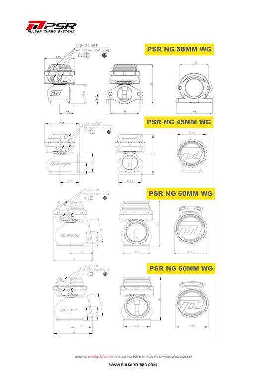 Pulsar 45mm New Gen Wastegate - CDMSPORT