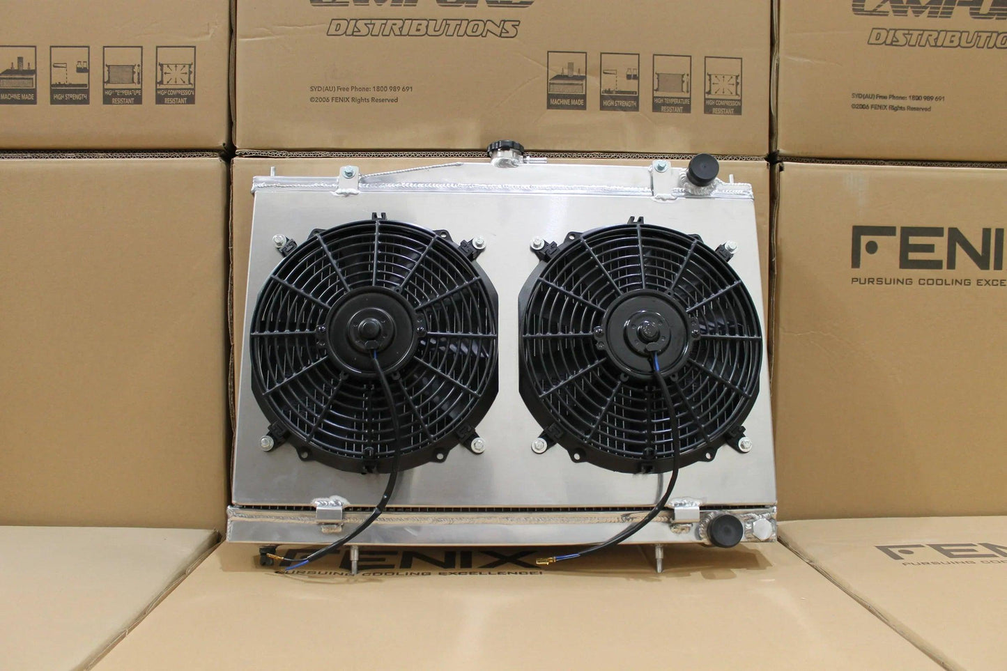 Fenix Radiators Nissan Y34 Gloria Full Alloy Performance Radiator & Fan Shroud Kit - CDMSPORT