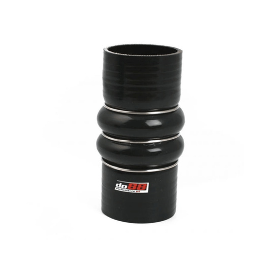 Silicone Hose Black Flex Connection 2-Humps - 2.75'' (70mm)