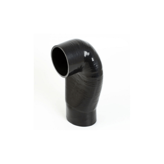 Silicone Hose Cobra Head Black - 2,5"