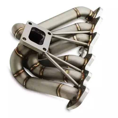 SPD Toyota 2JZ GTE turbo exhaust manifold headers with wastegate port T4 flange - CDMSPORT