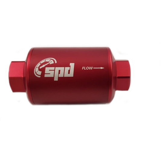 SPD Compact Fuel Filter 10 Microns - Red