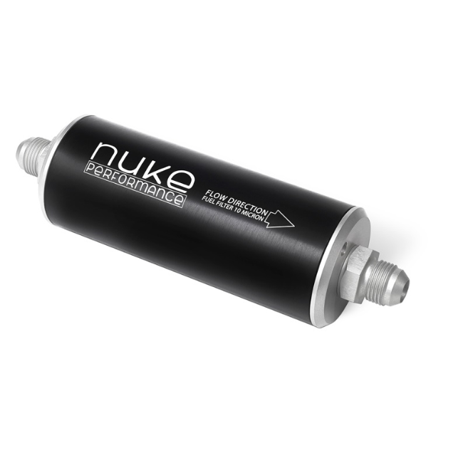 Nuke Performance Fuel Filter 10 Micron Slim (Stainless filter)