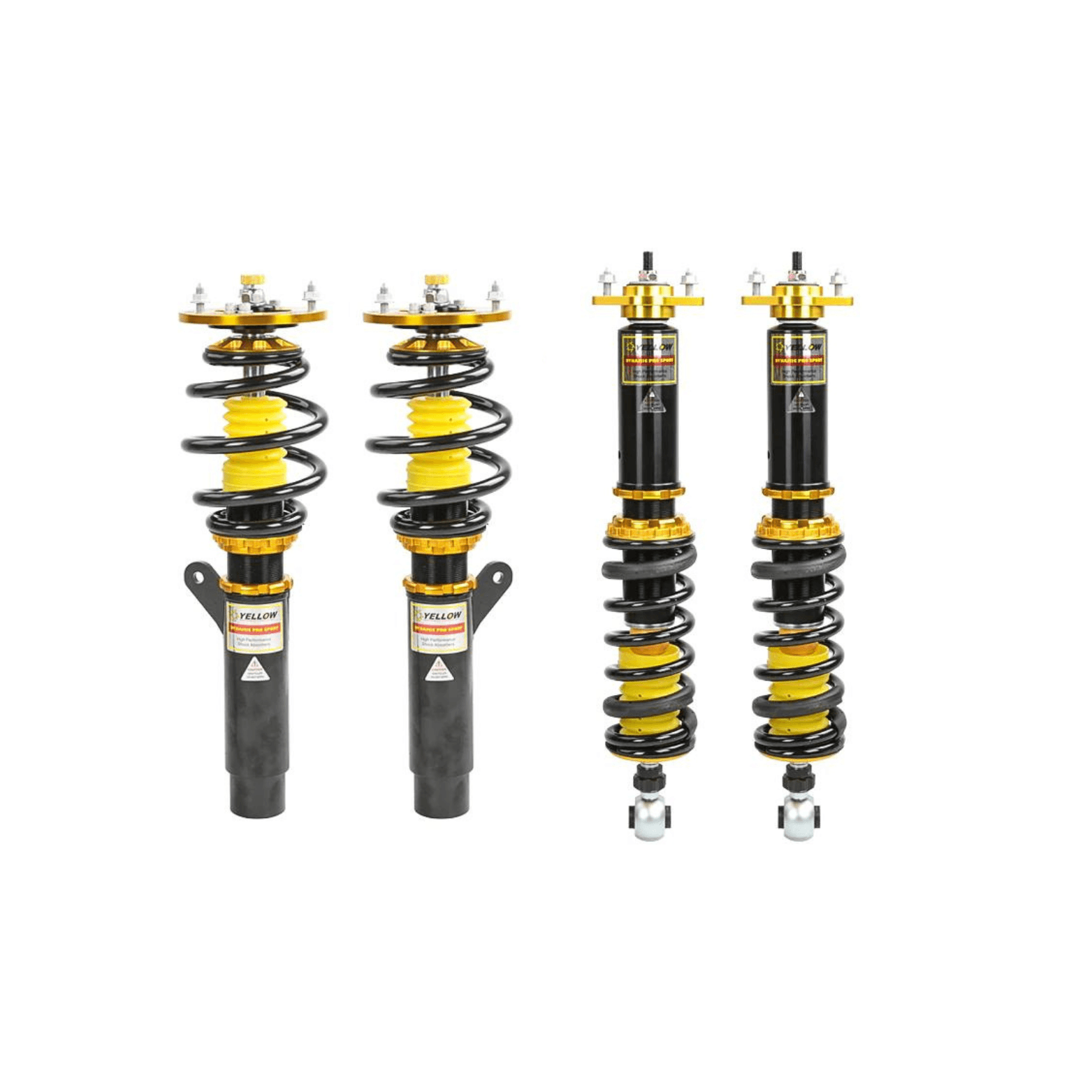 Yellow Speed Racing BMW E46 M3 (01-06) True Rear Dynamic Pro Sport Coilovers With Offset Top Mount - CDMSPORT