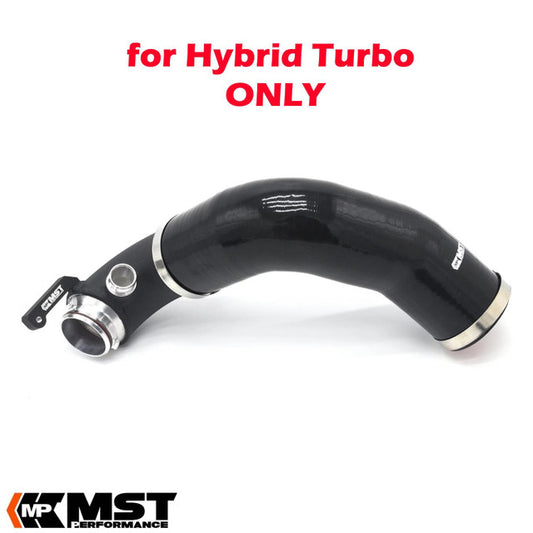 MST Performance VW MQB 2.0 TSI Air Intake Silicone Hose & Oversize Turbo Inlet Elbow Hybrid