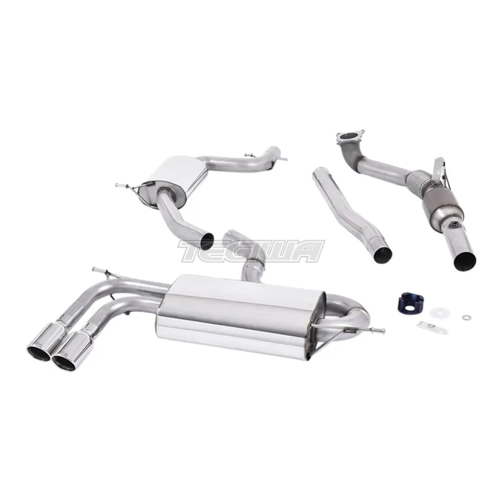 Milltek Audi A3 1.8 TSI 2WD 3-Door 2008-2012 Turbo-back including Hi-Flow Sports Cat Exhaust
