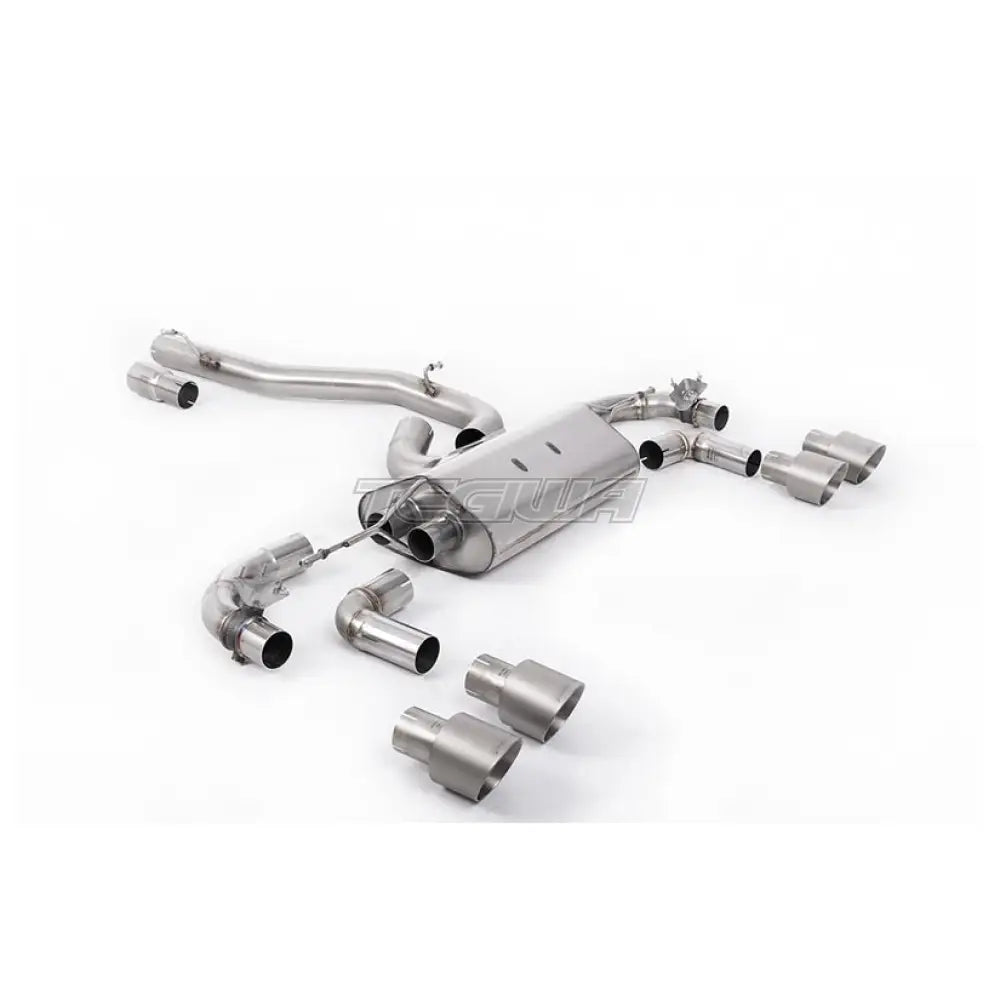 Milltek Volkswagen Golf Mk7.5 R 2.0 TSI 310PS (Non-GPF Equipped Models Only) - 80mm Race Systems 2017-2021 Cat-back Exhaust