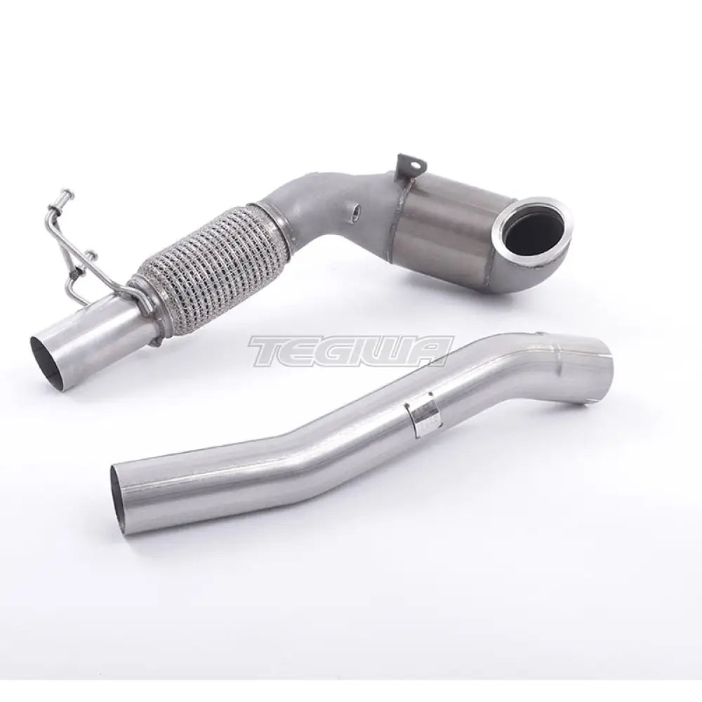Milltek Volkswagen Golf MK7 GTi (including GTi Performance Pack, Clubsport & Clubsport S models) 2013-2016 Cast Downpipe with Race Cat Exhaust - Fits with Milltek System